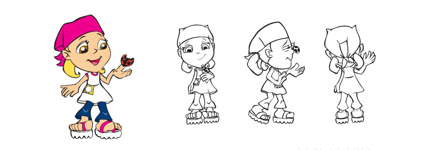 Lu Girl: Character for The Lulus Live Stage Show