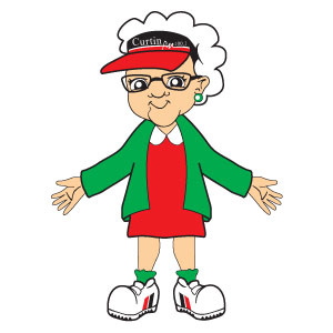 Mascot for CurtinFM