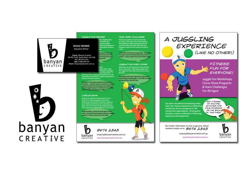 Branding and publications for Banyan Creative