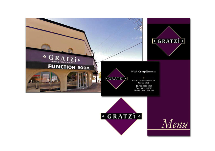 Branding for Gratzi Restaurant
