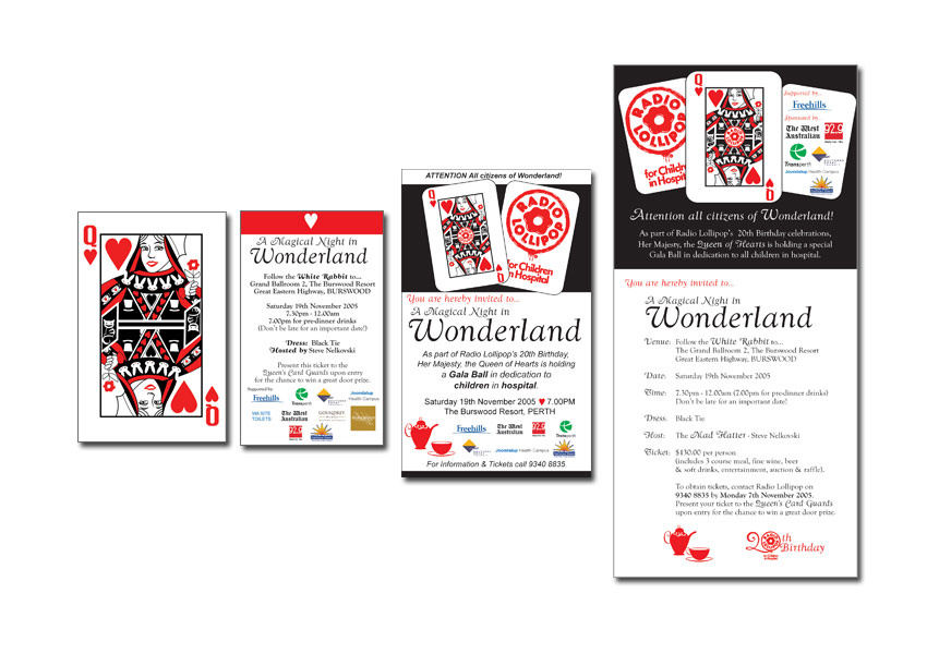 Designs and materials for Radio Lollipop Ball
