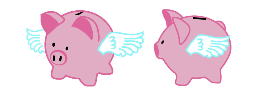 Flying Piggy Bank