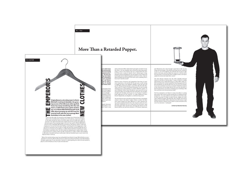 Magazine Layout for Grok Magazine
