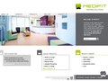 Homepage design for Medifit