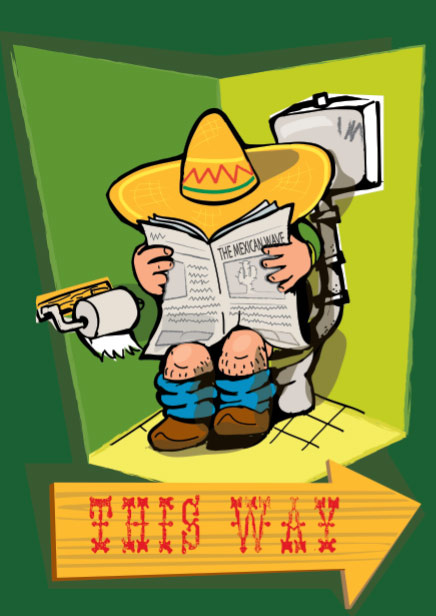 Sign for Mexican Cafe
