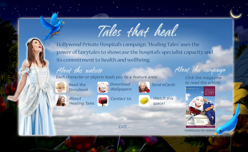 Design for Flash animated website