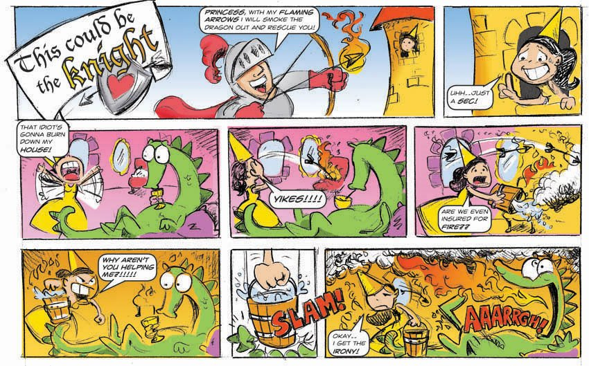 Comic strip: This Could Be The Knight