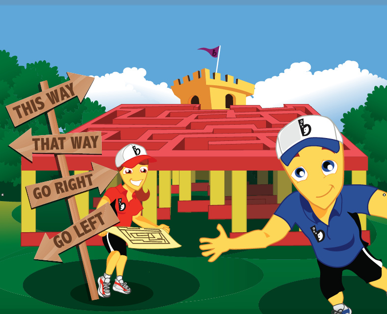 Illustration for Banyan Creative (Amazing Maze)