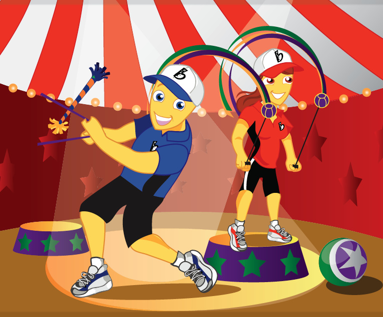 Illustration for Banyan Creative (Circus Fun)