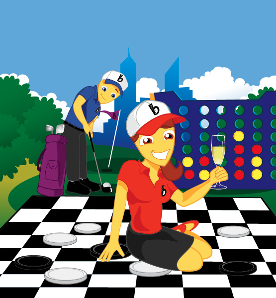 Illustration for Banyan Creative (Work Games)