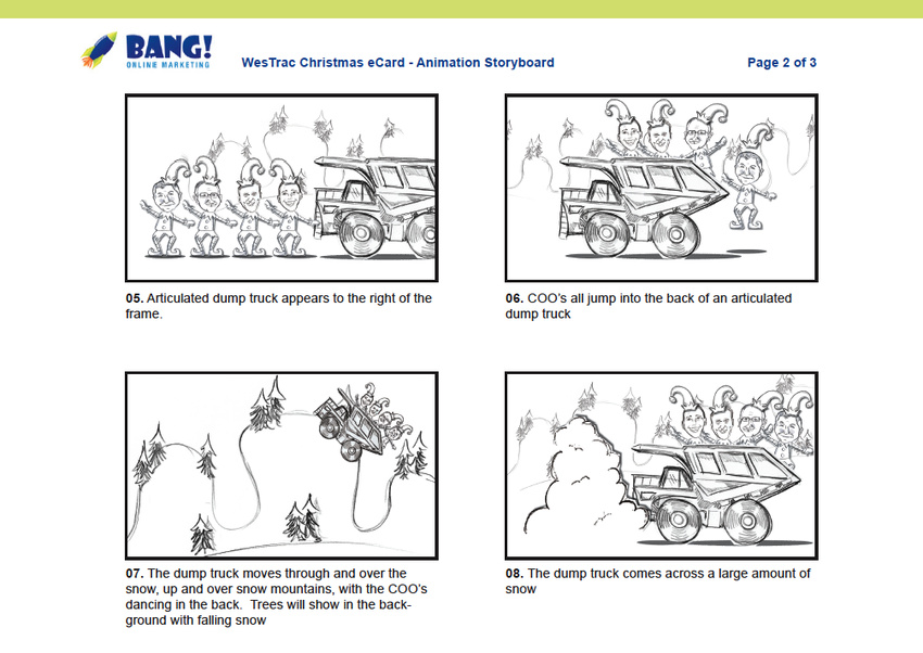 Storyboard for Animated eCard