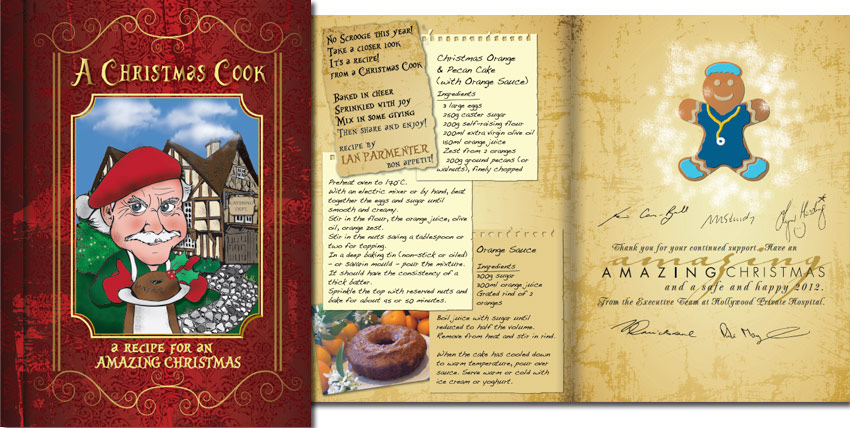Christmas Card design for Hollywood Hospital