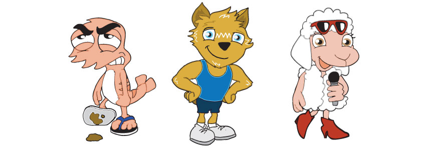 Characters for Comic Strip