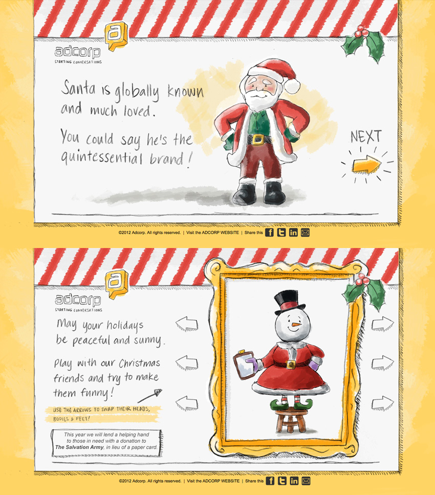 Adcorp Christmas eCard