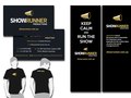 Showrunner business cards, T-shirt, pull up banners.