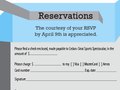 Sports Spectacular - 25th Anniversary RSVP Card Interior