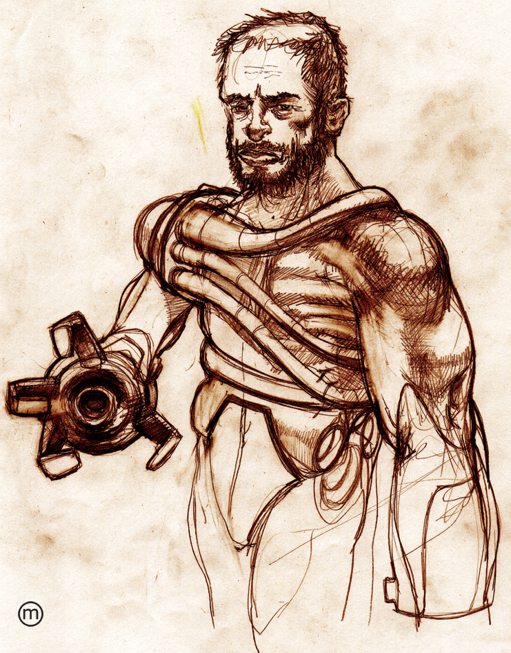 character design by Mike Spring (all images copy-written)