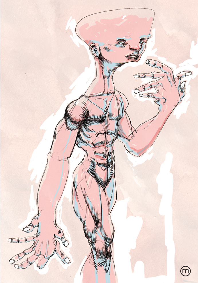 character design by Mike Spring (all images copy-written)