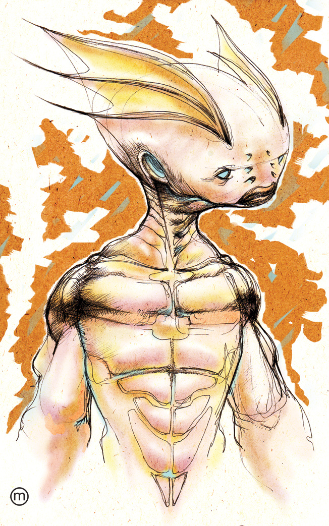 character design by Mike Spring (all images copy-written)