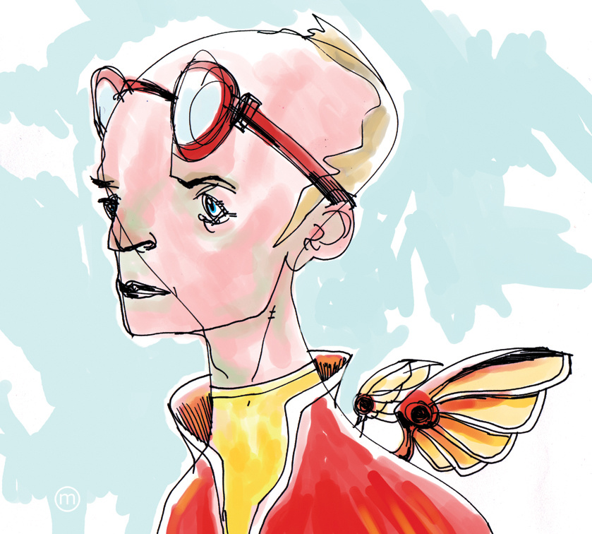 character design by Mike Spring (all images copy-written)