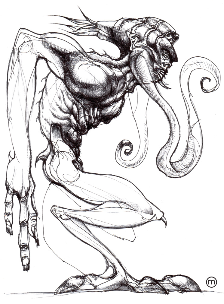 character design by Mike Spring (all images copy-written)