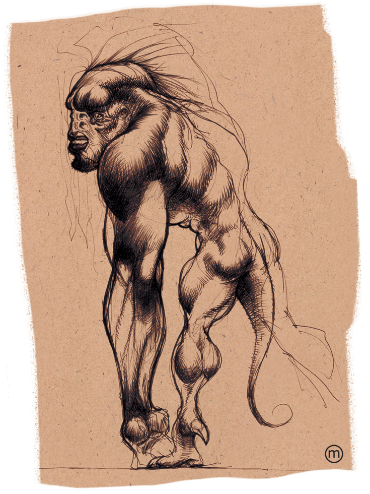 character design by Mike Spring (all images copy-written)