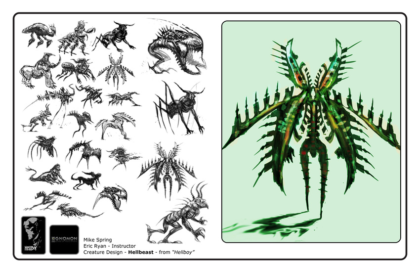 Hellboy creature design