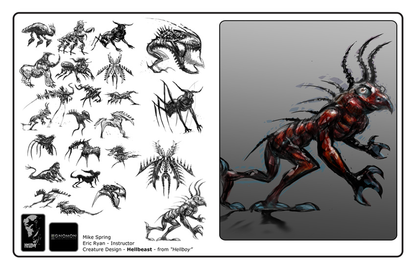 Hellboy creature design