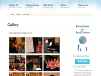 Foundation for Small Voices | Website