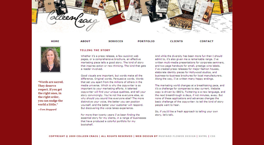 Colleen Craig, Writer - go to http://www.colleen-craig.com