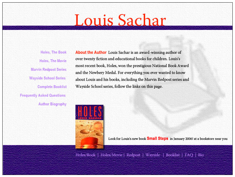 Louis Sachar, Writer - mockup in psd