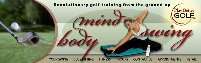 Golfing Fitness Training Banner Ad