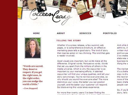 Colleen Craig, Writer - go to http://www.colleen-craig.com