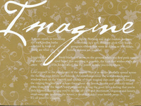 Page 1 of the opening spread of the Holiday 2006 book