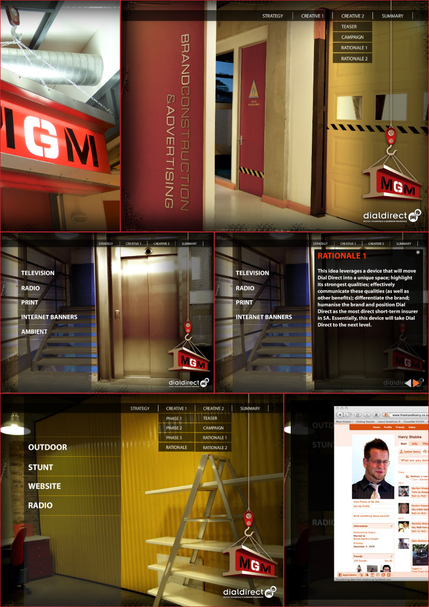 MGM | Brand Construction & Advertising Agency | Multimedia Presentation Template | Animated and developed in FLASH
