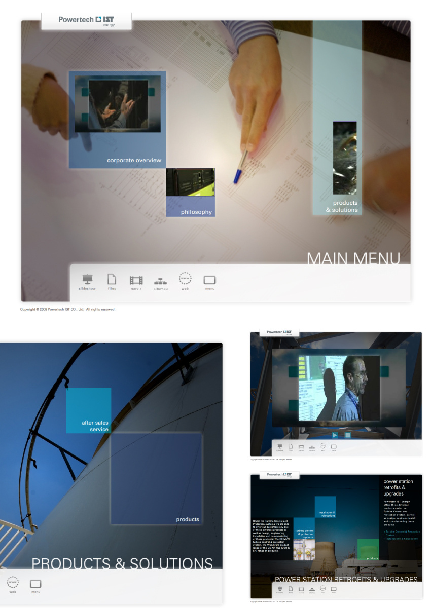 Powertech IST Energy | Multimedia Presentation Template | Animated and developed with FLASH