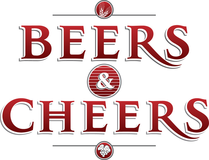 Holiday typography for a beer & wine store