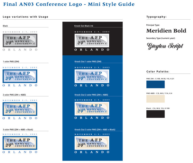 Conference logo mini style guide
