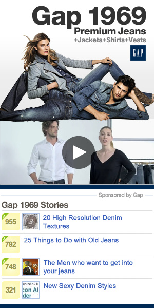 Levis 300x600 Content Ad w/ Video