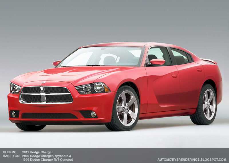 2011 Dodge Charger Rendering