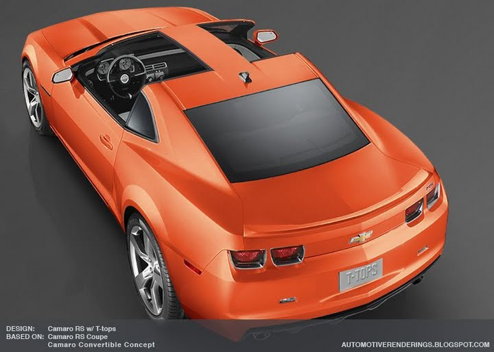 Chevrolet Camaro w/ T-Tops Rendering