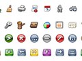 A sampling of more than 400 icons in this set. For more details go to http://ninjasavant.com/pages/icons/icons_detail.html