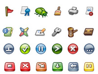 A sampling of more than 400 icons in this set. For more details go to http://ninjasavant.com/pages/icons/icons_detail.html