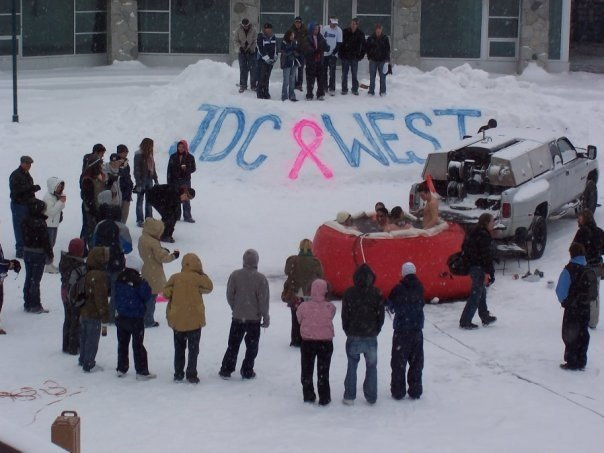 Chillin for Charity is a national one-day polar bear swim, in support of national charities, such as the United Way and Raise-A-
