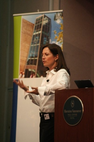 Katie Bennett made a brilliant opening keynote speech. Learn more about our speakers: http://ywib.ca/beyondpink/speakers.html