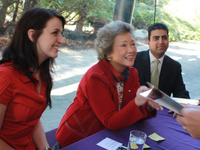 We hosted a book signing after the event for her latest book, Extraordinary Canadians: Norman Bethune.