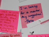 There was an energy of collaboration and learning that drove the weekend, as seen on our "How Can I Help You" board.