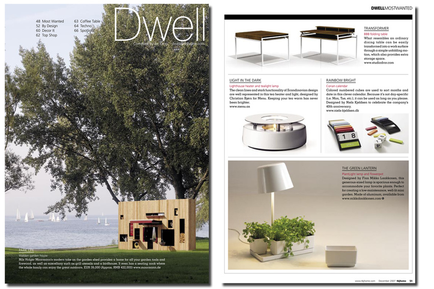 Dwell Magazine, Corian Calendar