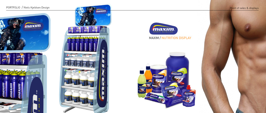 Salesdisplay for Maxim