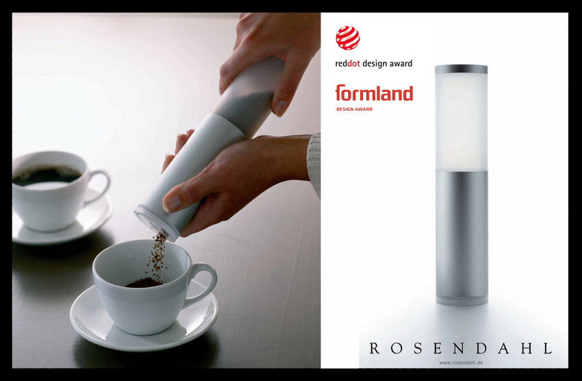 Coffee and sugar dispenser for Rosendahl